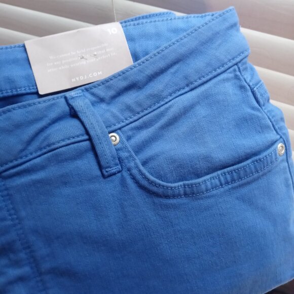 NWT NYDJ FOR CHICO'S flawless contour skinny ankle jeans in amparo blue (sz10) - Picture 12 of 12